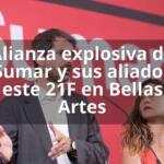 Alianza explosiva de Sumar y sus aliados este 21F en Bellas Artes