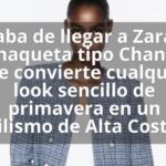 Acaba de llegar a Zara la chaqueta tipo Chanel que convierte cualquier look sencillo de primavera en un estilismo de Alta Costura