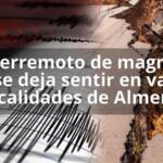 Un terremoto de magnitud 4.2 se deja sentir en varias localidades de Almería