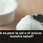 ¿Qué es peor la sal o el azúcar para nuestra salud?