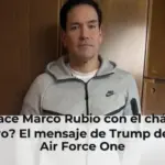 ¿Qué hace Marco Rubio con el chándal de Maduro? El mensaje de Trump desde el Air Force One