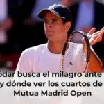 Rafa Jódar busca el milagro ante Sinner: horario y dónde ver los cuartos de final del Mutua Madrid Open