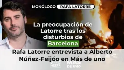 Rafa Latorre entrevista a Alberto Núñez-Feijóo en Más de uno