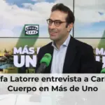 Rafa Latorre entrevista a Carlos Cuerpo en Más de Uno
