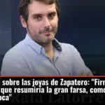 Rafa Latorre, sobre las joyas de Zapatero:
