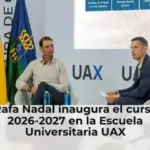 Rafa Nadal inaugura el curso 2026-2027 en la Escuela Universitaria UAX