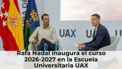 Rafa Nadal inaugura el curso 2026-2027 en la Escuela Universitaria UAX