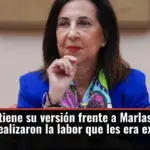 Robles mantiene su versión frente a Marlaska: 
