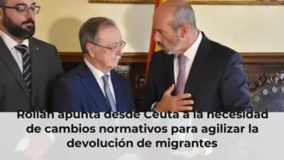 Rollán apunta desde Ceuta a la necesidad de cambios normativos para agilizar la devolución de migrantes