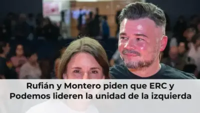 Rufián y Montero piden que ERC y Podemos lideren la unidad de la izquierda