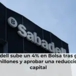 Sabadell sube un 4% en Bolsa tras ganar 971 millones y aprobar una reducción de capital