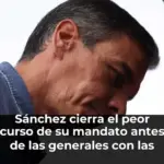 Sánchez cierra el peor curso de su mandato antes de las generales con las encuestas negándole la reelección