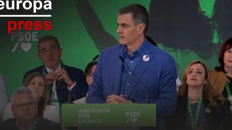 Pedro Sánchez y José Luis Montero en Andalucía