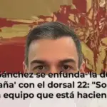 Sánchez se enfunda 'la de España' con el dorsal 22: