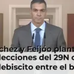 Sánchez y Feijóo plantean las elecciones del 29N como un plebiscito entre el bien y el mal: claves de sus discursos