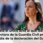 Se cancela el único acto al que iba a asistir la directora de la Guardia Civil previsto para el día de la declaración del DAO en el Senado