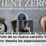 ¿Se viene una era gótica de Taylor Swift? El anuncio de su nueva canción 'Patient Zero' desata las especulaciones