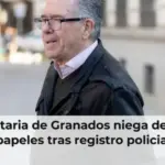 Secretaria de Granados niega destruir papeles tras registro policial