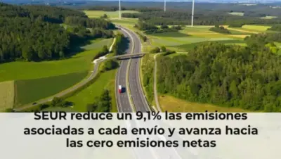 SEUR reduce un 9,1% las emisiones asociadas a cada envío y avanza hacia las cero emisiones netas
