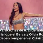 Solo 2 victorias de 6: El demoledor historial que el Barça y Olivia Rodrigo deben romper en el Clásico