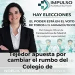 Tejedor apuesta por cambiar el rumbo del Colegio de Farmacéuticos de Madrid tras una etapa sin avances