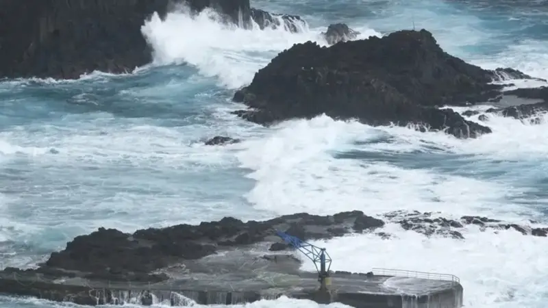 Lluvia torrencial en Tenerife