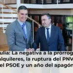 Tertulia: La negativa a la prórroga de los alquileres, la ruptura del PNV con el PSOE y un año del apagón
