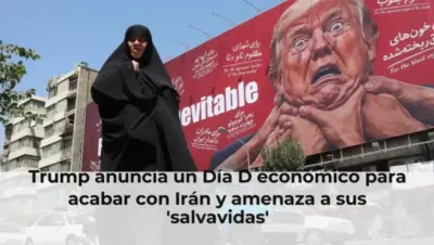Trump anuncia un Día D económico para acabar con Irán y amenaza a sus 'salvavidas'