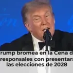 Trump bromea en la Cena de Corresponsales con presentarse a las elecciones de 2028