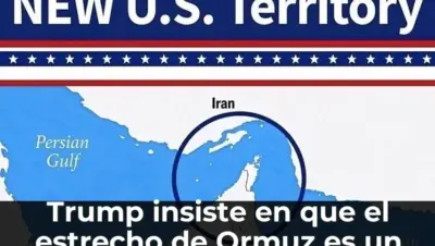 Trump insiste en que el estrecho de Ormuz es un nuevo territorio estadounidense