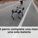 Un robot perro completa una maratón con una sola batería