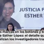 Unas marcas en los botones y botas de Esther López: el detalle que analizan los investigadores tras el registro del zulo