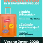 Verano Joven 2026: requisitos, plazos para obtener descuentos en billetes de bus y tren
