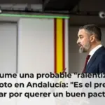 Vox asume una probable