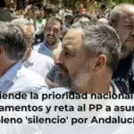 Vox extiende la prioridad nacional a todos los parlamentos y reta al PP a asumirlo en pleno 'silencio' por Andalucía