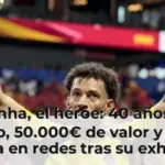 Vozinha, el héroe: 40 años, sin equipo, 50.000€ de valor y nueva estrella en redes tras su exhibición contra España