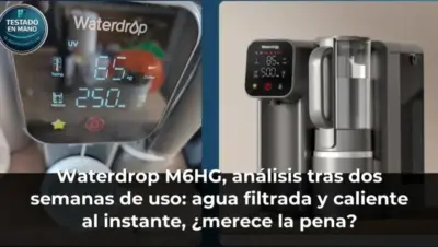 Waterdrop M6HG, análisis tras dos semanas de uso: agua filtrada y caliente al instante, ¿merece la pena?