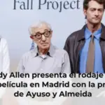 Woody Allen presenta el rodaje de su nueva película en Madrid con la presencia de Ayuso y Almeida
