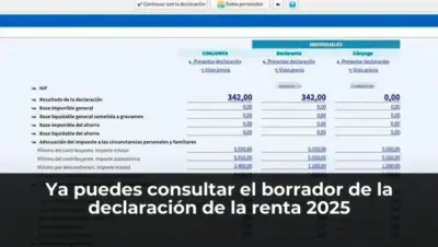 Ya puedes consultar el borrador de la declaración de la renta 2025