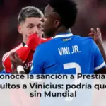 Ya se conoce la sanción a Prestianni por los insultos a Vinicius: podría quedarse sin Mundial