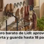 Zapatero barato de Lidl: aprovecha la oferta y guarda hasta 18 pares